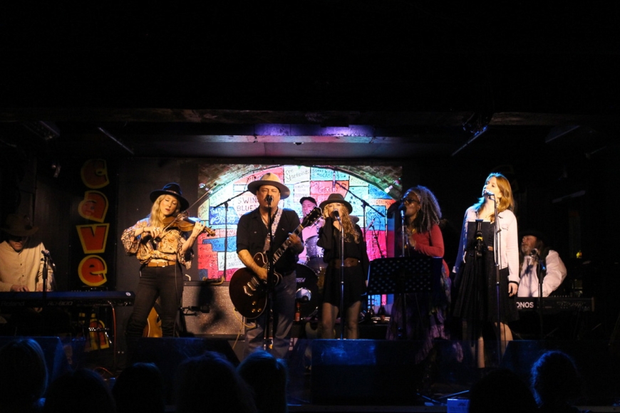 Sebastian and the Poor Valley Marauders on stage at The Cavern Club